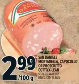 Metro San Daniele mortadella, capocollo or prosciutto cotto x-lean offer