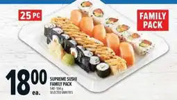 Metro Supreme Sushi Family Pack offer