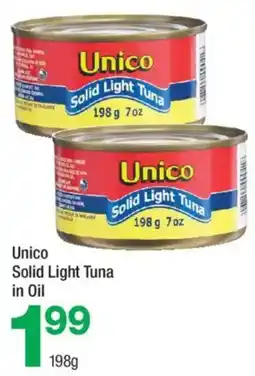 Highland Farms Unico solid light tuna in oil offer