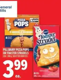 Metro Pillsbury pizza pops or toaster strudels offer