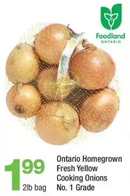 Highland Farms Foodland Ontario Fresh Yellow Cooking Onions offer