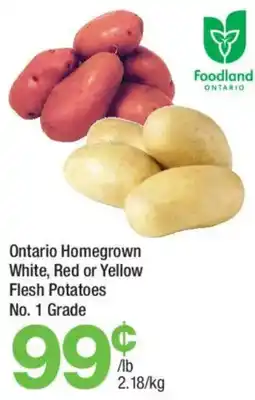 Highland Farms Foodland Ontario Homegrown White, Red or Yellow Flesh Potatoes offer