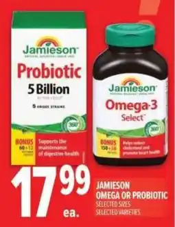 Metro Jamieson omega or probiotic offer