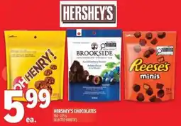 Metro Hershey's chocolates offer