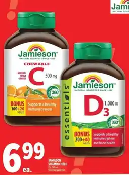 Metro Jamieson vitamin c d offer