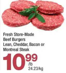 Highland Farms Fresh Store-Made Beef Burgers offer