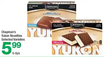 Highland Farms Chapman's yukon novelties offer