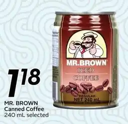 Sobeys Mr. Brown canned coffee offer