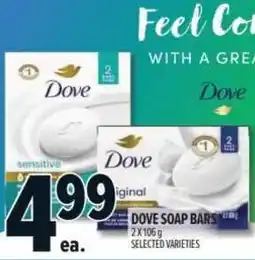 Metro Dove soap bars offer