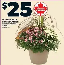 Independent Grocer PC mum with grass planter offer