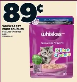 Independent Grocer Whiskas cat food pouches offer