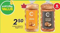 Sobeys Compliments bagels offer