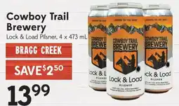 Sobeys Liquor Cowboy Trail Brewery Lock & Load Pilsner offer