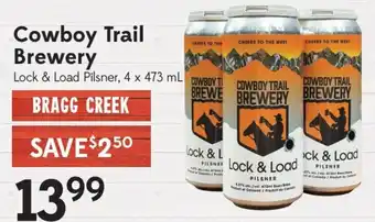 Cowboy Trail Brewery Lock & Load Pilsner