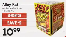 Sobeys Liquor Alley Kat Aprikat Vodka Soda offer