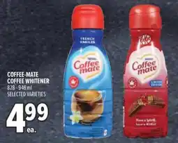 Metro Coffee mate coffee whitener offer