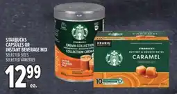 Metro Starbucks capsules or instant beverage mix offer