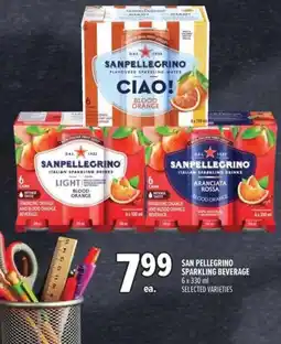 Metro San Pellegrino sparkling beverage offer