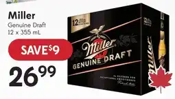 Sobeys Miller genuine draft offer