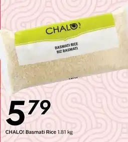 Sobeys Chalo! basmati rice offer