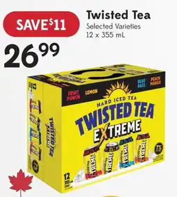 Sobeys Liquor Twisted Tea Extreme offer