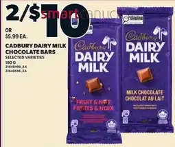 Independent Grocer Cadbury dairy milk chocolate bars offer