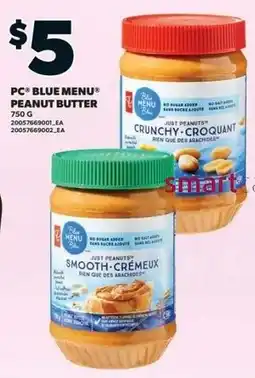 Independent Grocer PC Blue Menu peanut butter offer