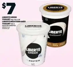 Independent Grocer Liberté greek yogurt offer