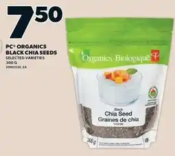 Independent Grocer PC Organics Black Chia Seeds offer