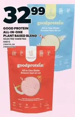 Independent Grocer Goodprotein all-in-one plant based blend offer