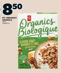 Independent Grocer PC Organics granola offer
