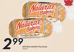 Sobeys Natural Bakery Rye Bread offer