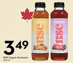 Sobeys Rise organic kombucha offer