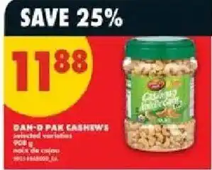 Dan-d pak cashews