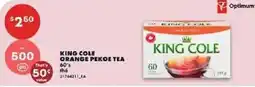 No Frills King Cole orange pekoe tea offer