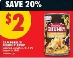 No Frills campbell's chunky soup offer