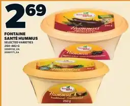 Independent Grocer Fontaine sante hummus offer