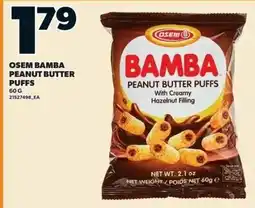 Independent Grocer Osem bamba peanut butter puffs offer