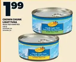 Independent Grocer Crown chunk light tuna offer