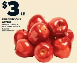 Independent Grocer Red delicious apples offer