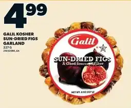 Independent Grocer Galil sun-dried figs garland offer