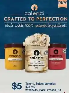 Independent Grocer Talenti, Select Varieties offer