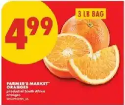 No Frills Farmer's market oranges offer
