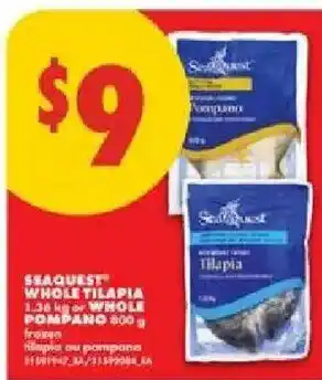 No Frills Seaquest whole tilapia offer
