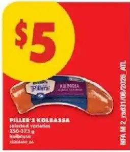No Frills Piller's klobassa offer