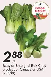 Sobeys Baby or Shanghai Bok Choy offer