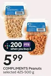 Sobeys Compliments Peanuts offer