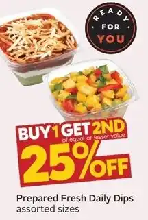 Sobeys Prepared Fresh Daily Dips offer