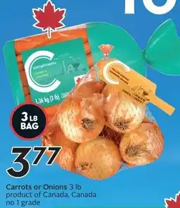 Sobeys Carrots or Onions offer