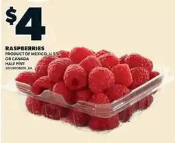 Independent Grocer Raspberries offer